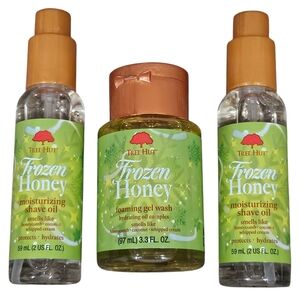 Frozen Honey Shave Oil Gel Wash Lot Travel Size Tree Hut Limited Edition Minis